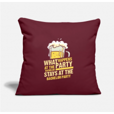 Beer Bride Groom Marriage Gift Burgundy Pillow